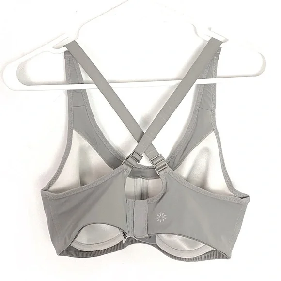 Athleta Gray Sports Bra - Picture 3 of 16